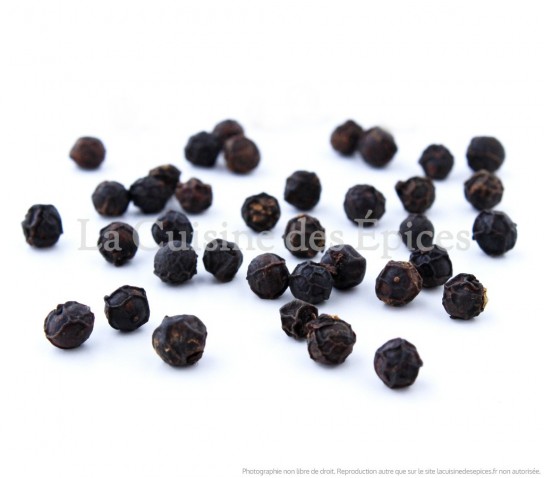 Poivre noir en grains de Lampong - Maison Gosselin