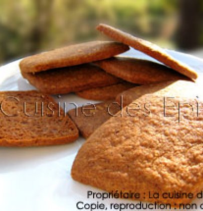 Petits biscuits croquants aux épices façon speculoos