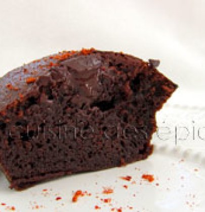 Moelleux coulant au chocolat et Piment d’Espelette