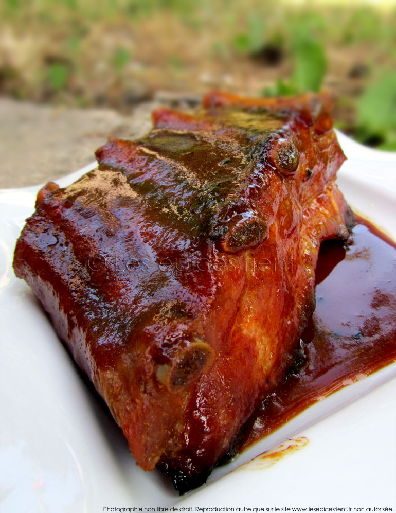 Recette Ribs de porc grillés au barbecue (facile, rapide)