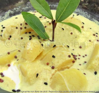 Recette indienne : curry de pommes de terre