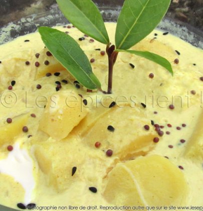 Recette indienne : curry de pommes de terre