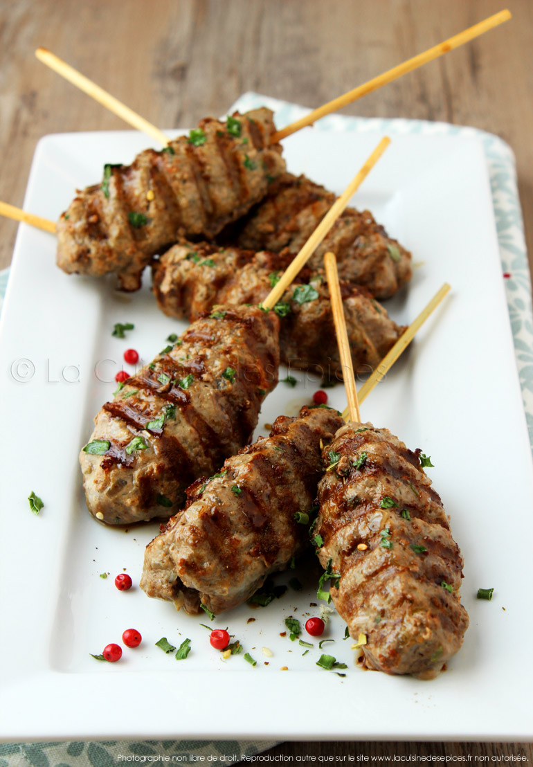 Brochettes boeuf au Zaatar